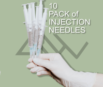 disposable 10 pack of injection needles